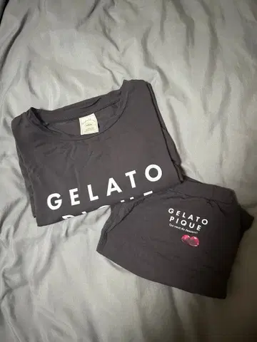 GELATO PIQUE 그레이 룸웨어 셋업