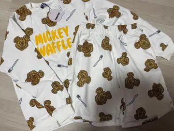 PUNYUS 미키 와플 디자인 트레이닝복 숏팬츠