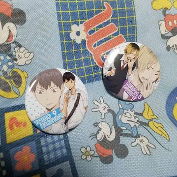 코즈메 켄마 카게야마 토비오 하교 캔뱃지 하이큐