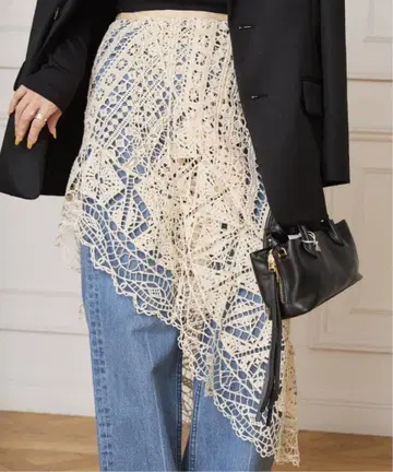 IENA LA Boucle 비대칭 랩 스커트