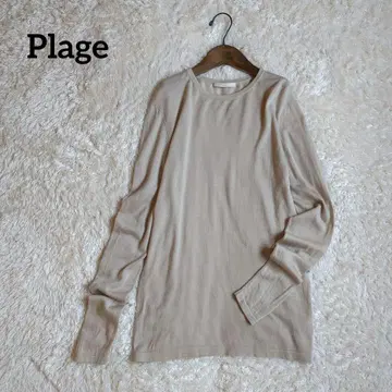 [ 새상품급 ] Plage CU WO Fine 니트 베이지