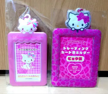 새상품 챠미 키티 폴라로이드용 홀더와 트레이딩 카드 홀더 세트