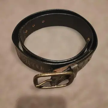 CIRCA 블랙 가죽 벨트