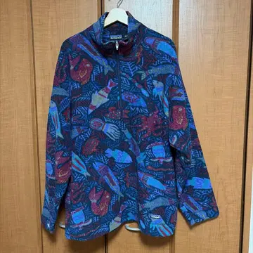 Patagonia 플리스 자켓 XL 물고기 패턴 미국제