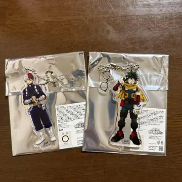 Zoff 토도로키 쇼토 미도리야 이즈쿠 아크릴 키링 2개 세트