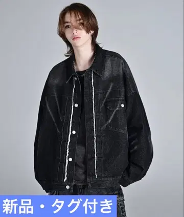 ADRER 블라스트 데님 충전솜 블루종