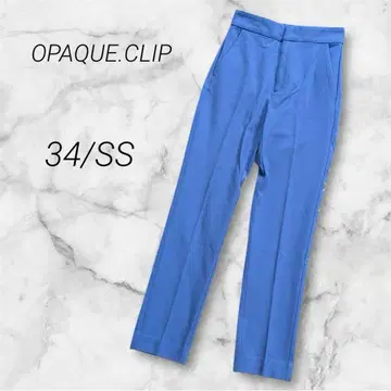 오파크 클립 슬랙스 테이퍼드 센터 프레스 속기모 슬림 레그