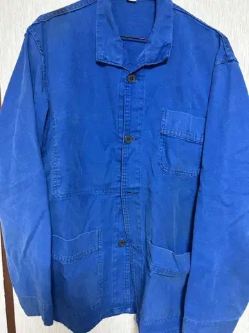 70s 프렌치 워크 자켓 코튼 트윌 몰스킨 유로 빈티지