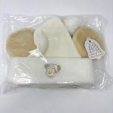 레어! 도쿄 디즈니랜드 미키 귀달린 포근포근 모자 크리스마스 Disney