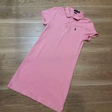 폴로 랄프로렌 폴로 원피스 옅은 핑크 반팔