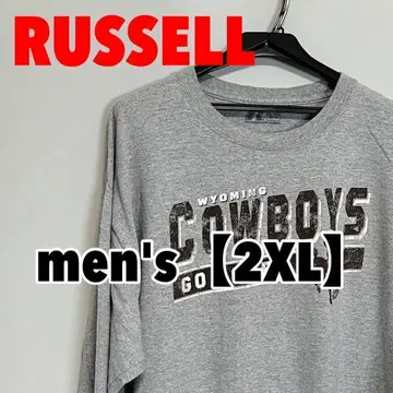 f854 [ RUSSELL ] 긴팔 프린트 T셔츠 [ 2XL ]