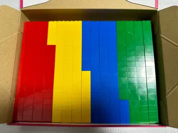 LEGO 블록 2 x 4 기본 블록 동일 종류 285 피스 (4색)