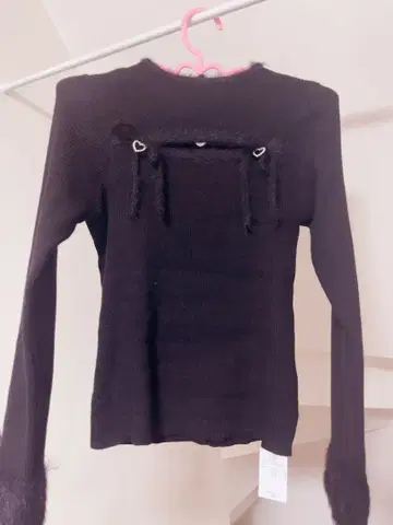 ROJITA 데콜테 개방 니트 블랙