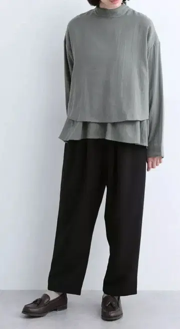 le ciel de demain TR 평직 팬츠