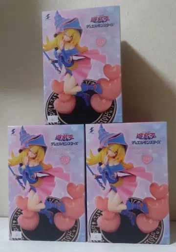 피규어 유희왕 듀얼몬스터즈 블랙 매지션 걸 3체