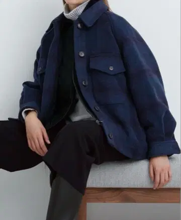 택 포함 새상품! 유니클로C 오버 사이즈 자켓 XL