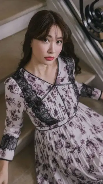 Grasse Floral Pleated Dress