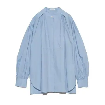 프레이 아이디 볼륨 슬리브 밴드 카라 셔츠