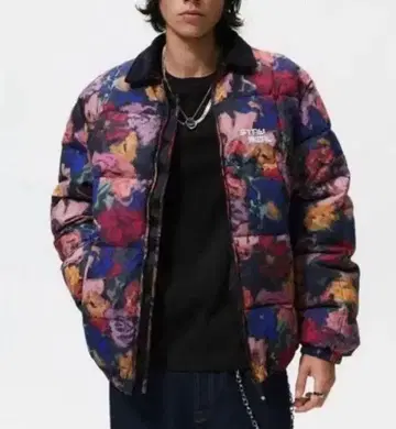 [ Zara ] 꽃무늬 (플라워) 퀼팅 자켓 완판 레어템 XL 사이즈