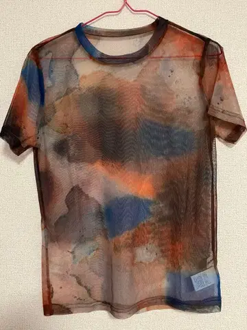 TINA: JOJUN 티나조준 메쉬 반팔 티셔츠 멀티 컬러