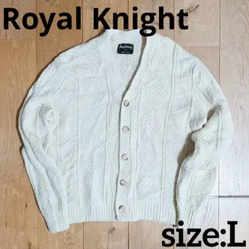 Royal Knight 미국제 빈티지 가디건 L 아이보리