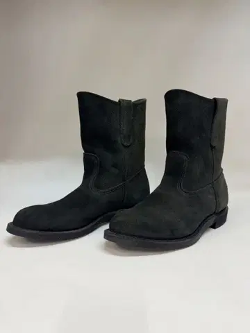 레드윙 8186 스웨이드 페코스 블랙 러프아웃 부츠 26cm