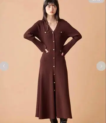 스키퍼 폴로 니트 원피스