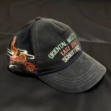 [레어] Schott 자수 캡 선페이드