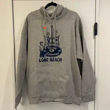 V.I.P. Long Beach 후드티 그레이