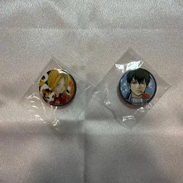 하이큐 은혼 코즈메 켄마 히지카타 토시로 점프 50주년 캔뱃지