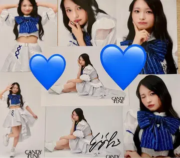 키리하라 미즈키 토크포트 사진 6종 세트 1장 사인 포함 총 7장