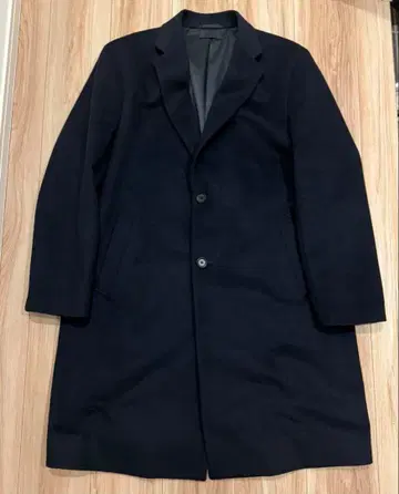 유니클로 Uniqlo 울 캐시미어 체스터 코트 navy XL