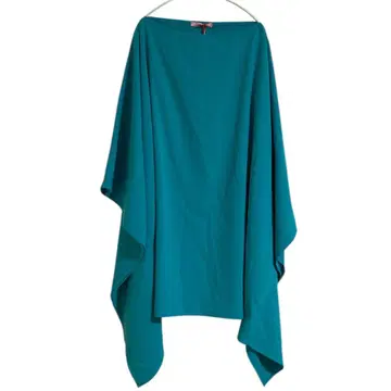 새상품 [ ROSE A POIS ] 판초 튜닉 블루 루즈핏 42