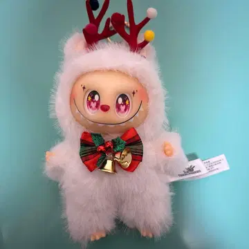 러브부 크리스마스 루돌프 뿔 달린 봉제 인형 약 30cm