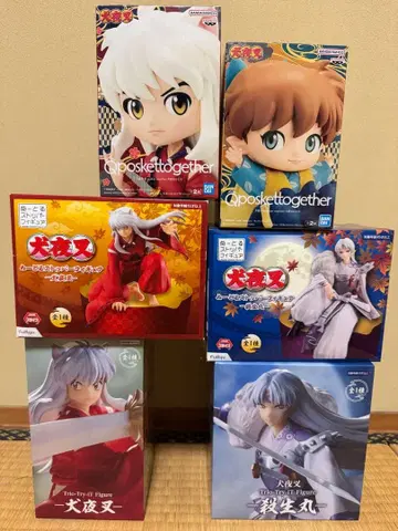 이누야샤 피규어 6체 세트