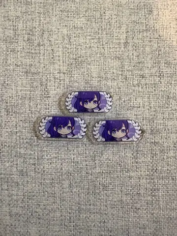 프로세카 아사히나 마후유 미니 칭호 배지 칭호 배지 3개