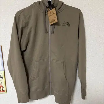 THE NORTH FACE 베이지 풀 지퍼 후디 M
