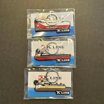 가와사키 기선 K LINE 키링 3개 세트