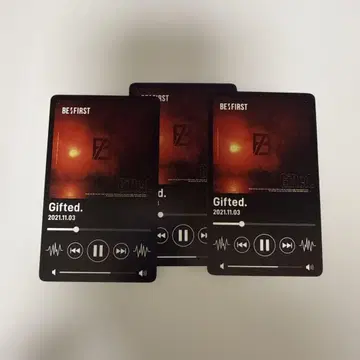 BE:FIRST Gifted. 3매 세트