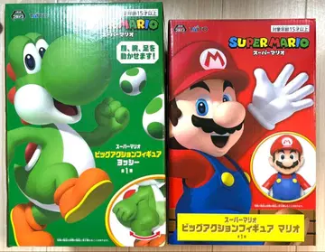 슈퍼 마리오 빅 액션 피규어 마리오 요시 2개 세트