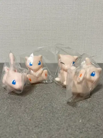 포켓몬 키즈 손가락 인형 뮤 새상품 4점 세트 포켓몬