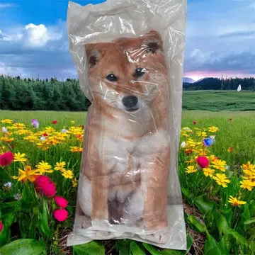 시바견 리얼 쿠션