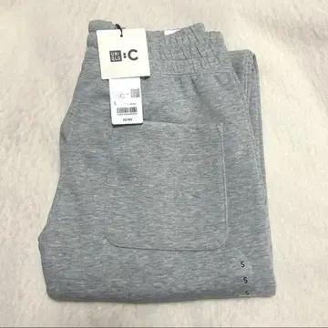 UNIQLO:C 맨투맨 와이드 팬츠 그레이