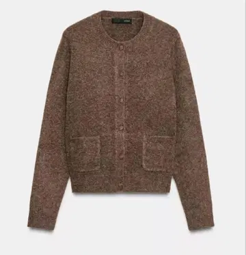 싸개 단추 니트 가디건