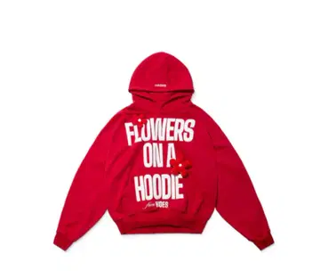 60% HADES FLEURS 레드 후드티 미사용 새상품