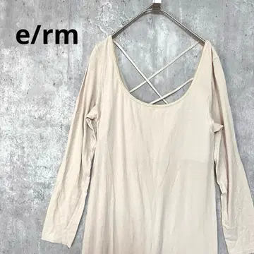 e/rm 모이스처 스킨웨어 베어 백산 원피스 얇은 소재 롱