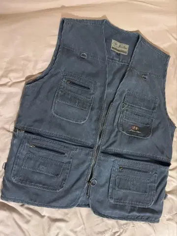[ 구제 의류 ] JinTao 낚시용 조끼 XL 블루