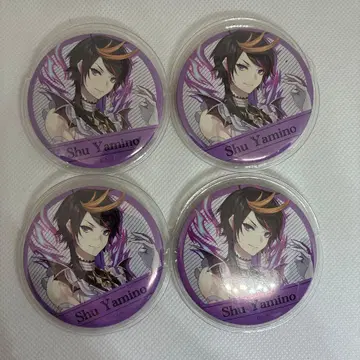 어둠의 슈 캔 배지 4개 세트