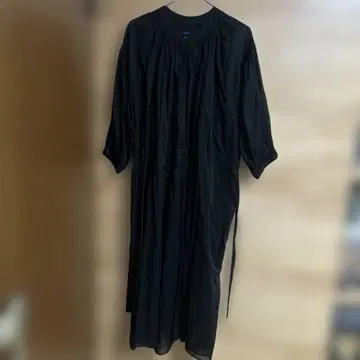 블랙 셔츠 원피스 긴팔