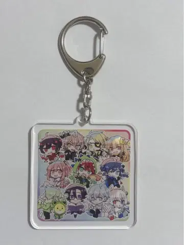 컬러풀 피치 최초기 아크릴 키링 전원 집합